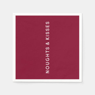 Guardanapo De Papel NK Logo on Small Cocktail Napkin