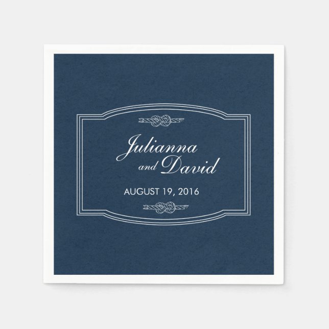 Guardanapo De Papel Nó do marinheiro Napkins (Frente)