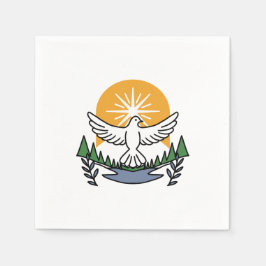 Guardanapo De Papel No espírito de Deus que levanta - fé e liberdade