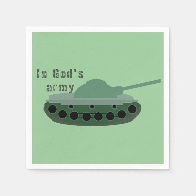 Guardanapo De Papel no exército de Deus (tanque) (Frente)