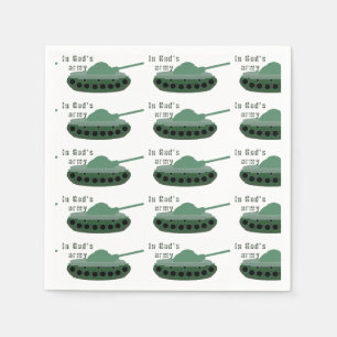 Guardanapo De Papel no exército do deus (tanques) modelado