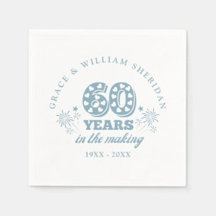 Guardanapo De Papel No Fazer 60º Aniversário de Casamento