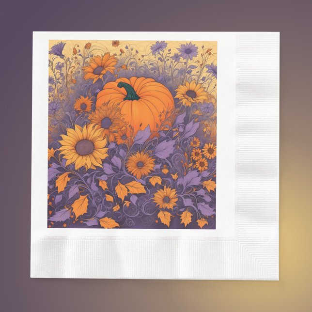 Guardanapo De Papel No Jardim das Halloween (Criador carregado)