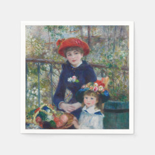 Guardanapo De Papel No Terraço, Retrato Impressionista, Renoir
