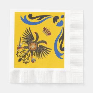 Guardanapo De Papel Nobile Contrada dell'Aquila Palio di Siena (Águia