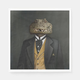 Guardanapo De Papel Noble Beasts - Dandy Crocodile 