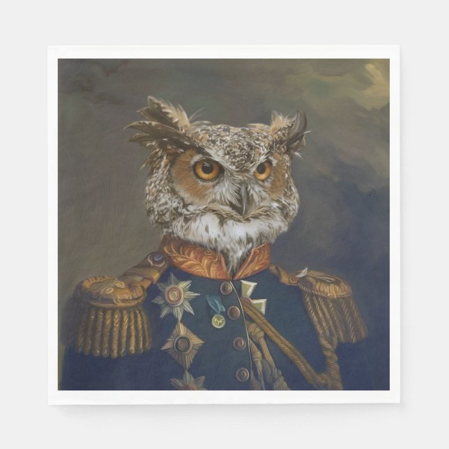 Guardanapo De Papel Noble Beasts - Dandy Owl (Frente)