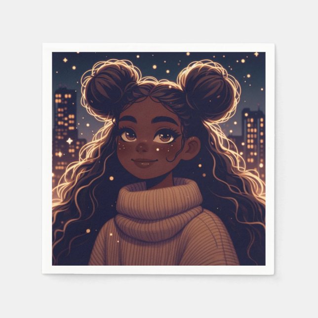 Guardanapo De Papel Nocturne Hue (Frente)