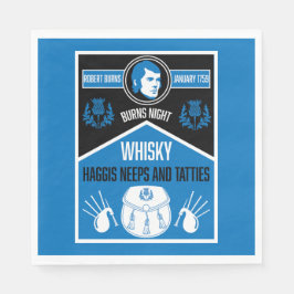 Guardanapo De Papel Noite de Burns Escocês