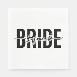 Guardanapo De Papel Noiva Chic Esquadrão Despedida