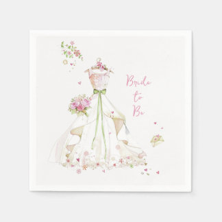 Guardanapo De Papel Noiva Corada em Flor