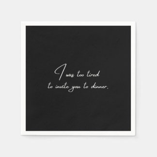 Guardanapo De Papel Noiva engraçada festa negra