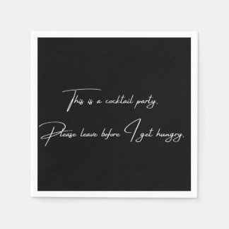 Guardanapo De Papel Noiva engraçada festa negra