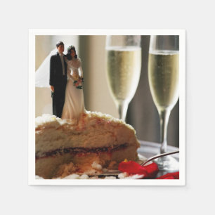 Guardanapo De Papel Noiva Groom Wedding Cake Napkins