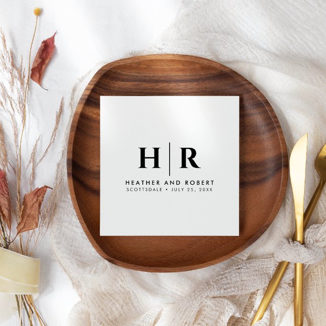 Guardanapo De Papel Noiva personalizada e noiva personalizada moderna  (Criador carregado)