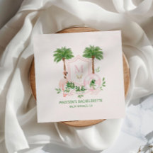 Noivas Palms Flamingo Monograma Crista 