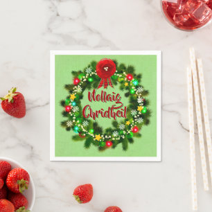Guardanapo De Papel Nollaig Chridheil - Coquetel de Natal Escocês