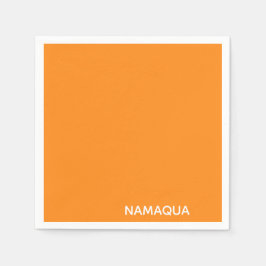 Guardanapo De Papel Nome da cor laranja Namaqua