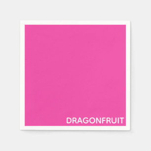 Guardanapo De Papel nome da cor rosa dragão-fruta