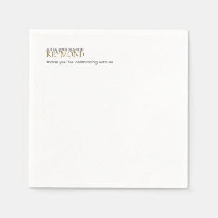 Guardanapo De Papel Nome da família / Sobrenome com palavras personali