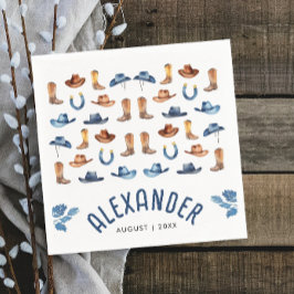 Guardanapo De Papel Nome de Aquarela da Primeira Camada de Cavalo Rode