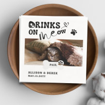 Nome de Gato de Estimação Foto Personalizada Bebid