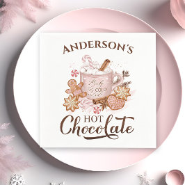 Guardanapo De Papel Nome de Natal Rosa Rosa de Chocolate Quente Papel