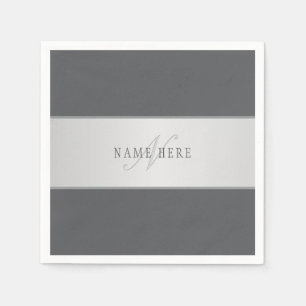 Guardanapo De Papel Nome Elegante e Letra Monográfica (ou outro texto)