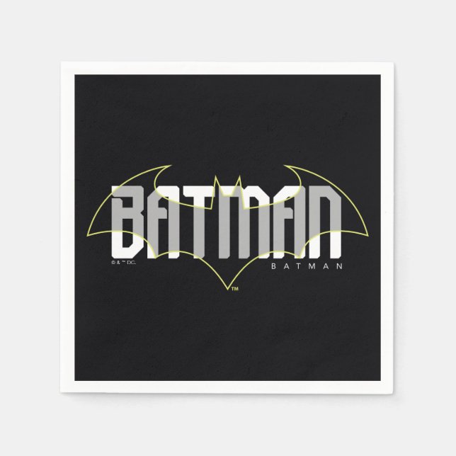 Guardanapo De Papel Nome Hi-Tech Batman Gráfico (Frente)