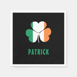 Guardanapo De Papel Nome Personalizado Celtic Ireland Shamrock Irish F