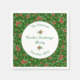 Guardanapo De Papel Nome Personalizado da Parte de Troca de Cookies de