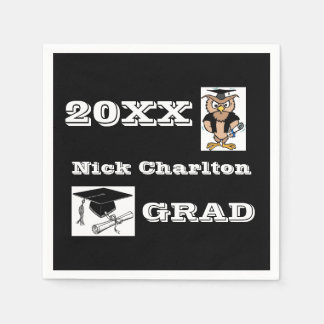 Guardanapo De Papel Nome Personalizado de Graduação Napkins