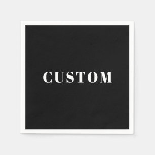 Guardanapo De Papel Nome Personalizado do na moda ou outro Texto Pre