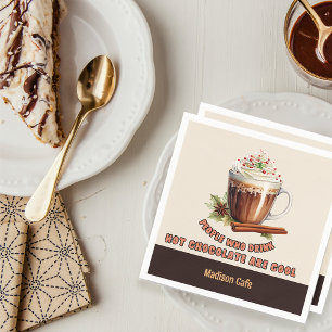 Guardanapo De Papel Nome Personalizado do Pessoas Legal de Chocolate Q