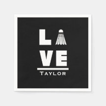 Nome Personalizado Do Ventilador Do Badminton Spor