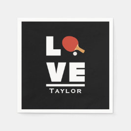 Guardanapo De Papel Nome Personalizado Do Ventilador Do Tênis Esportiv