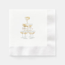 Nomes personalizados da torre de champanhe cunhado