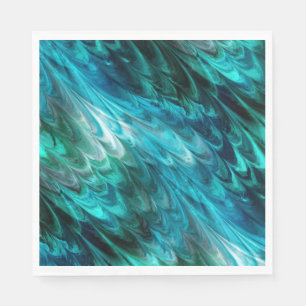 Guardanapo De Papel nonpareil kelpie teal: