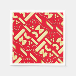 Guardanapo De Papel Noodles Pasta Kid Party - primeiro aniversario Ita