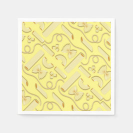 Guardanapo De Papel Noodles Pasta Kid Party - primeiro aniversario Ita