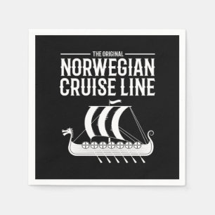 Guardanapo De Papel Norwegian Cruise Line Vikings Nordic