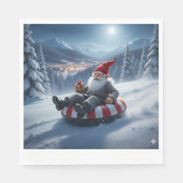 Guardanapo De Papel Norwegian Nisse Sledding, Napkins