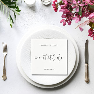 Guardanapo De Papel Nós ainda fazemos coquetel de renovação do Vow Pre