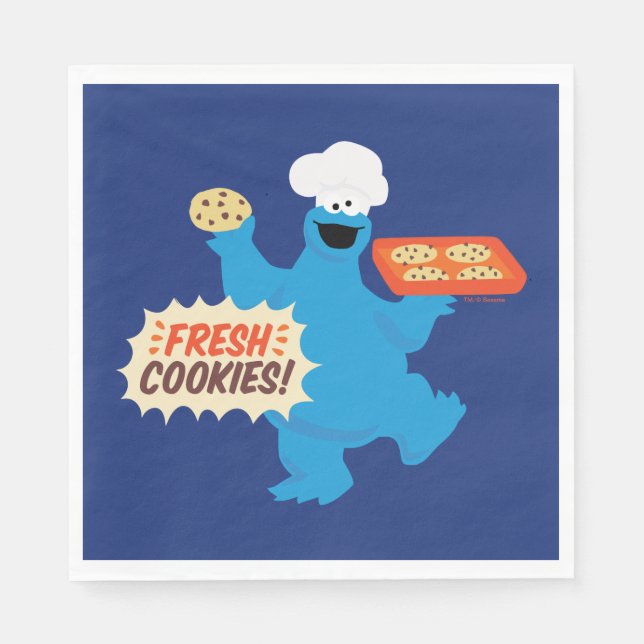 Guardanapo De Papel Nós Somos Foodies | Cookies frescos! (Frente)