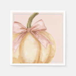 Guardanapo De Papel Nossa Pequena Abóbora no Caminho Chá de fraldas