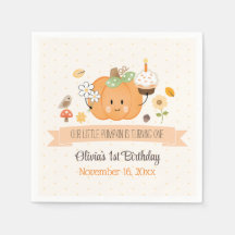 Nossa Pequena Abóbora Primeiro Aniversário