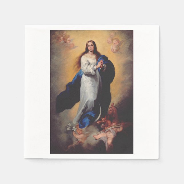 Guardanapo De Papel Nossa Senhora da Conceição Imaculada (Frente)