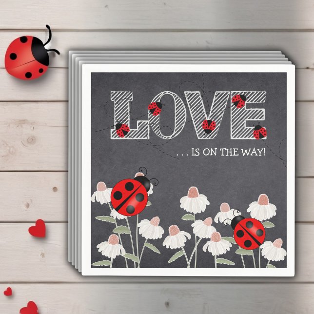 Guardanapo De Papel Nosso Pequeno Chá de fraldas Inseto (Criador carregado)