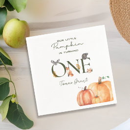 Guardanapo De Papel Nosso Pequeno primeiro aniversario De Animais De P