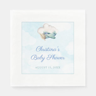 Guardanapo De Papel Nosso próximo Chá de fraldas de Tema de Viagem de